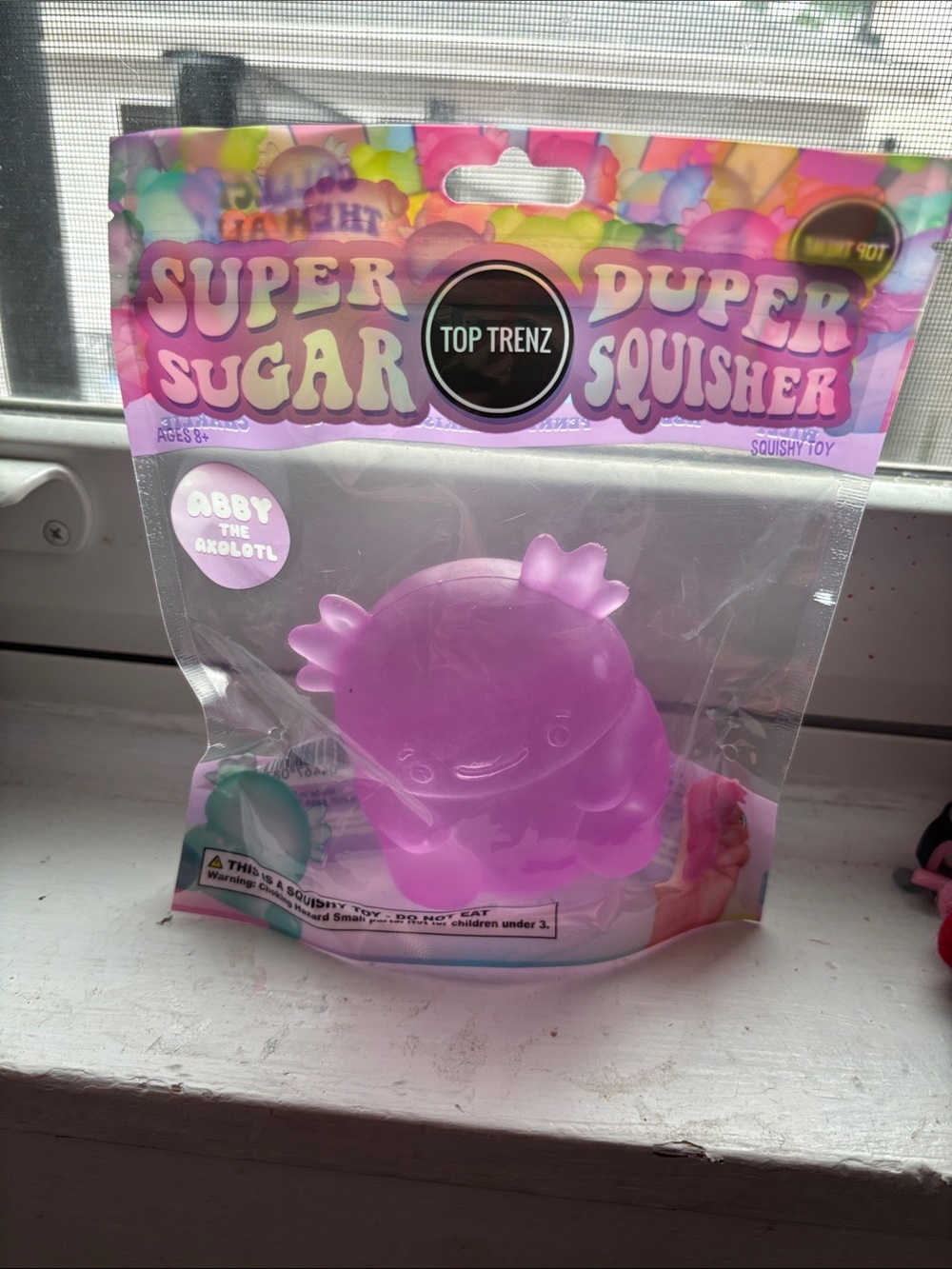 Top Trenz Super Sugar Duper Squisher - Purple Abby the Axolotl